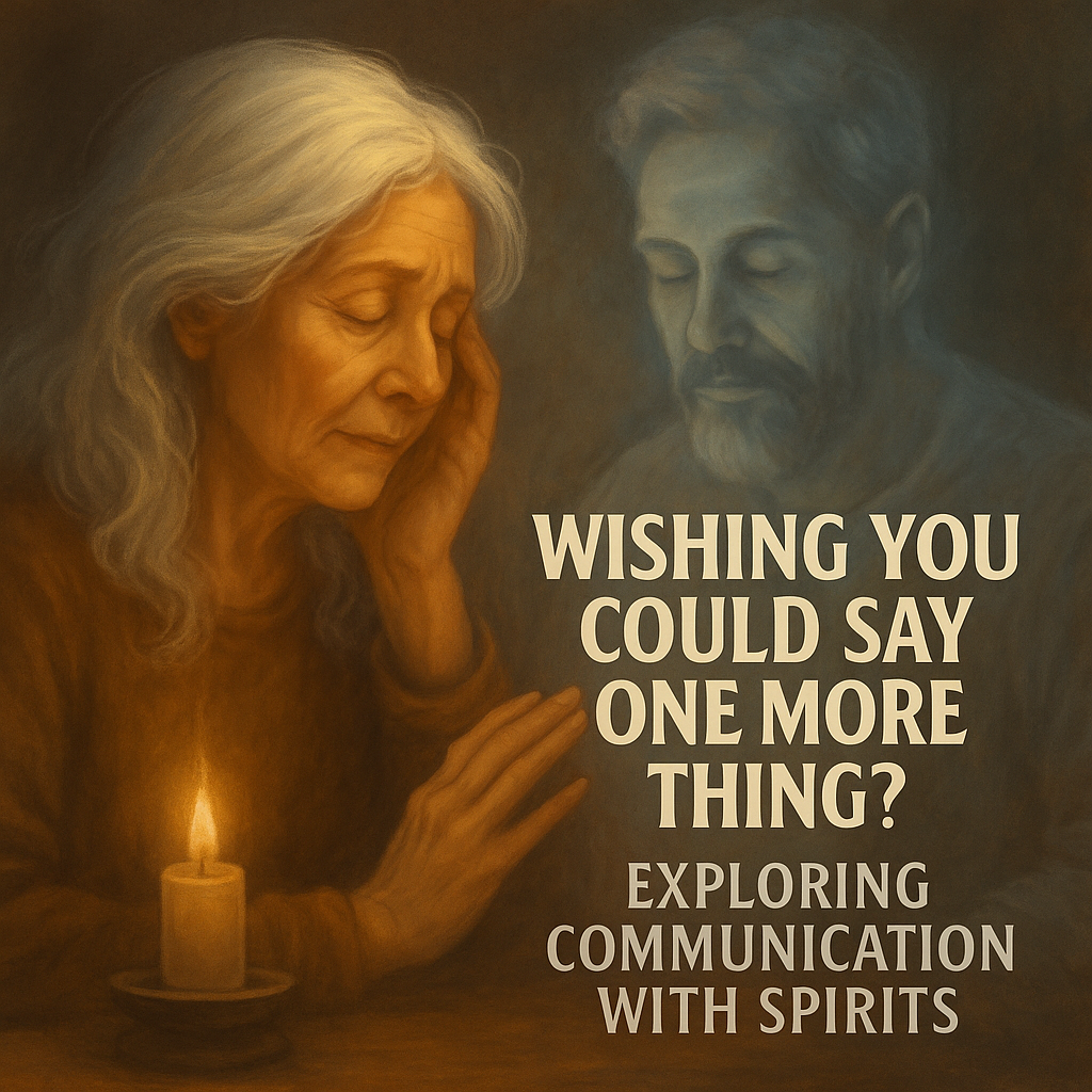 Wishing You Could Say One More Thing? Exploring Communication with Spirits